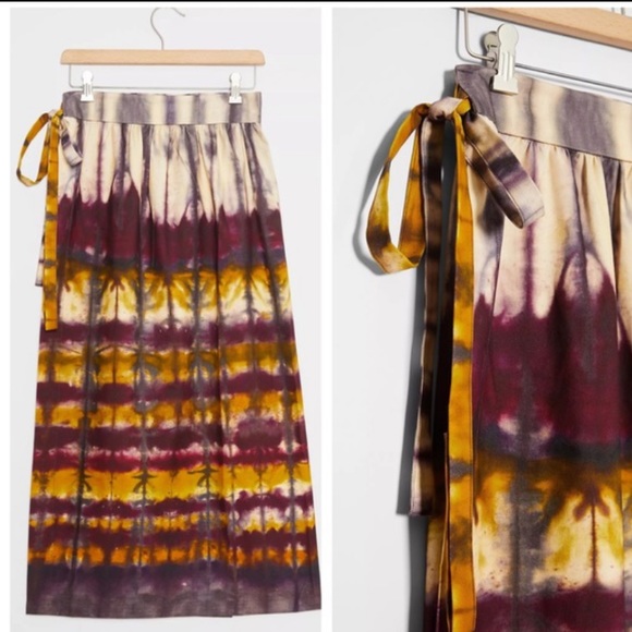 Anthropologie Dresses & Skirts - NEW Anthropologie TINY Heidi tie dye wrap skirt